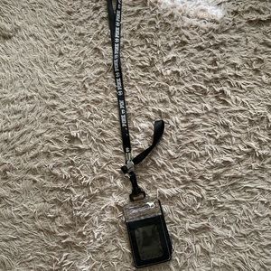 PINK lanyard/wallet